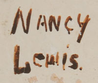 Nancy Lewis signature