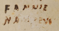 Fannie Polacca Nampeyo (1900-1987) signature