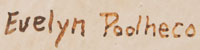 Evelyn Poolheco (1916-1989) signature