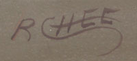 Artist Signature - Robert Chee (1937-1971) Hashke-Yil-e-Cale