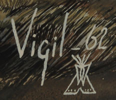 Frank Vigil (1922-1979) signature