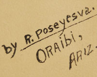 Raymond Poseyesva (1901-1953) signature