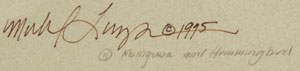 Michael LaCapa (1956-2005) signature.