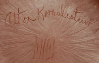 Alton Komalestewa (b.1959) signature