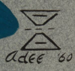 Adee Dodge (1911-1992) hallmark signature.