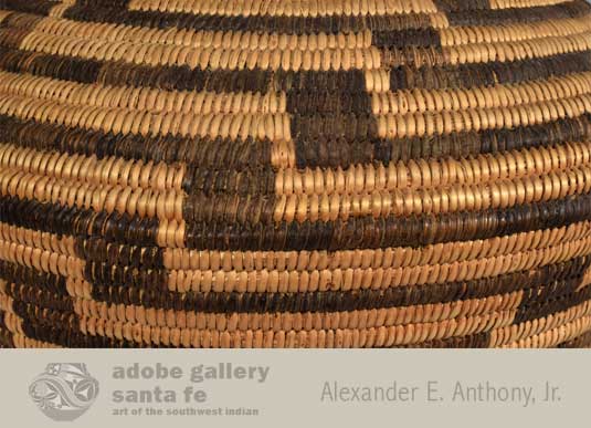 Close up view of this Pima Basket.