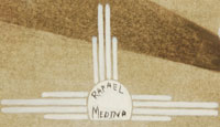 Artist Signature - Rafael Medina (1929-1998) Teeyacheena