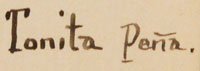 Artist Signature - Tonita Vigil Peña (1893-1949) Quah Ah