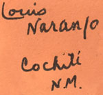 Louis Naranjo (1932-1997) signature
