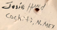 Josephine Hand (1932 – 2013) signature