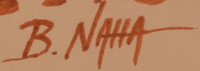 Artist signature of Brent Naha