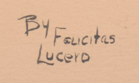 Artist Signature - Felicitas Lucero - Acoma Pueblo