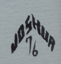 Lee Roy Joshua (1937-2001) signature
