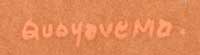 Artist Signature - Riley Sunrise (1914-2006) Quoyavema or Kwayeshva