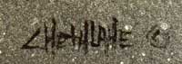 David Chethlahe Paladin (1926-1984) signature