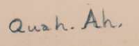 Artist Signature - Tonita Vigil Peña (1893-1949) Quah Ah