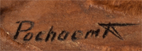 Artist Signature - Kevin Pochoema (1965- ) Greasewood Clan