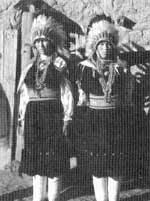 Picture of Lupenta Montoya Roybal and Clara Montoya c 1935