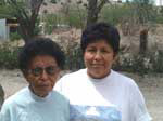 Picture of Jane Baca and Starr Tafoya Santa Clara Pueblo