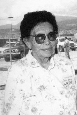 Picture of Jane Baca of Santa Clara Pueblo