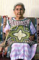 Molly Mollie Talas of Hopi Pueblo - Photo courtesy of Gregory Schaaf.  Reference: American Indian Baskets I: 1,500 Artist Biographies by Gregory Schaaf.