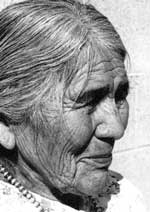 Picture of Nellie Douma Nampeyo of Hopi Pueblo - Photo courtesy of Rick Dillingham. (Fourteen Families In Pueblo Pottery).