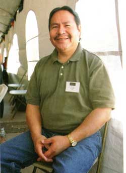 Picture of Preston Duwyenie - Reference: Hopi Katsina: 1,600 Artist Biographies by Gregory and Angie Schaaf.  Artist image courtesy Gregory Schaaf.