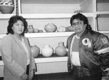Picture of Sandra Shutiva and Wilfred Garcia Acoma Pueblo