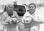 Photo courtesy of Gregory Schaaf. Left to right Sofia Medina and Lois Medina. Reference: Southern Pueblo Pottery: 2,000 Artist Biographies by Gregory Schaaf.