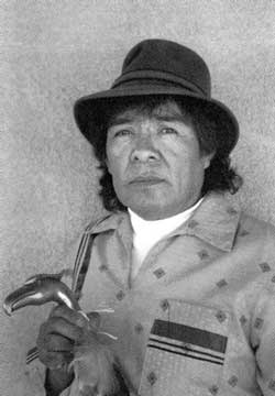 Tse-Pé Gonzales (1940- 2000) - Photo reference: Fourteen Families In Pueblo Pottery by Rick Dillingham. courtesy of Rick Dillingham.