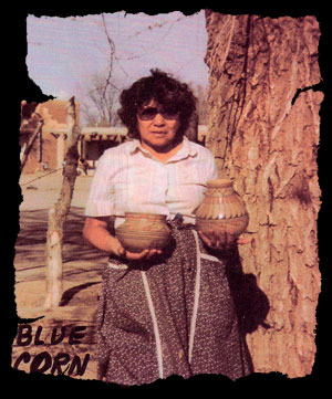 Crucita Gonzales Calabaza (1921-1999) Blue Corn