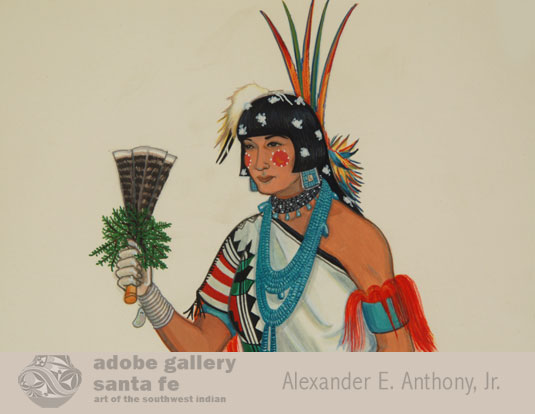 Close up view of the Female Buffalo Dancer