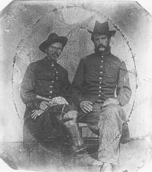 James Reagles (r) with unknown officer (l)