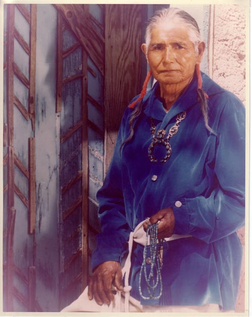 Portrait of José Encarnacion Peña (1902-1979) Soqween - So Kwa A Weh (Frost on the Mountain)