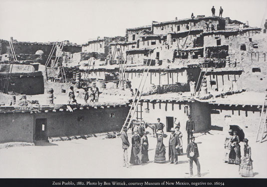 Back of Dust Jacket - Zuni Pueblo